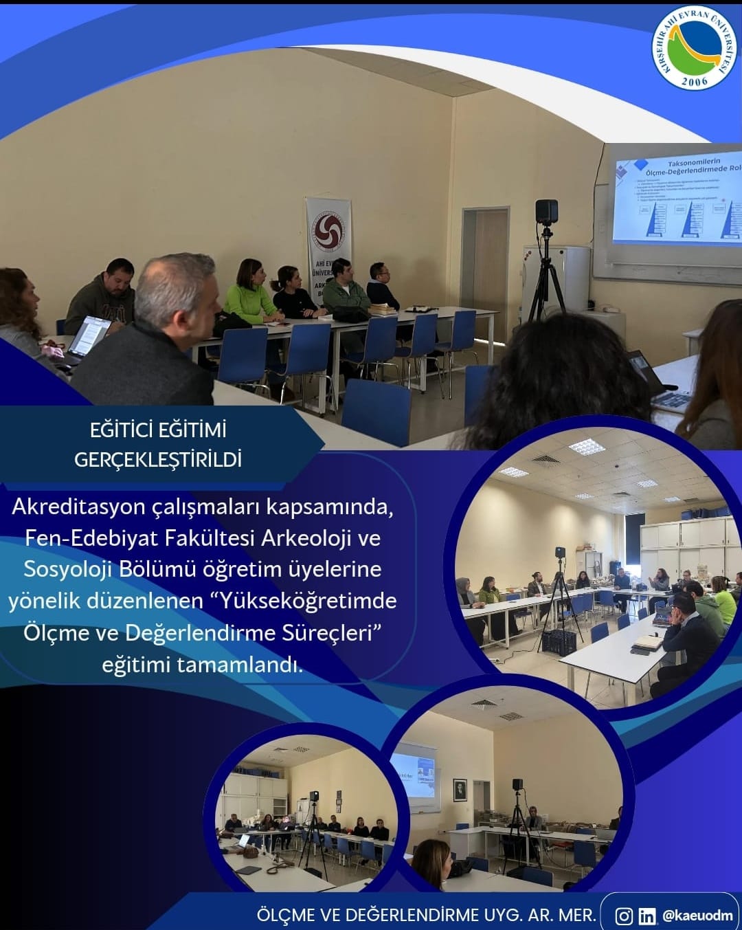 Bölüm hocalarımız FEDEK ölçme değerlendirme eğtimine katıldı