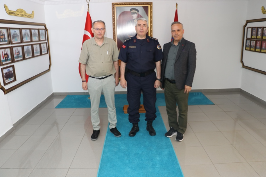 İl Jandarma Komutanlığı'na ziyaret